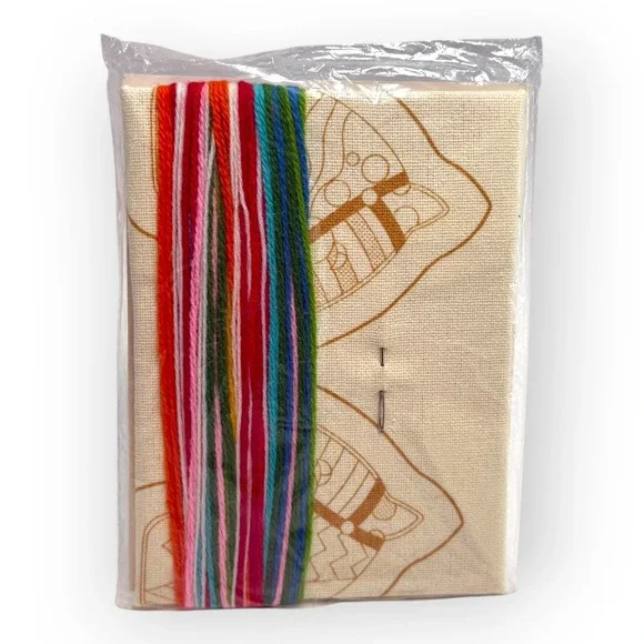 NOS 1980 Jiffy Stitchery Pony Candy Cane Holder #139 Sunset Designs 3D Ornament - Picture 3 of 3